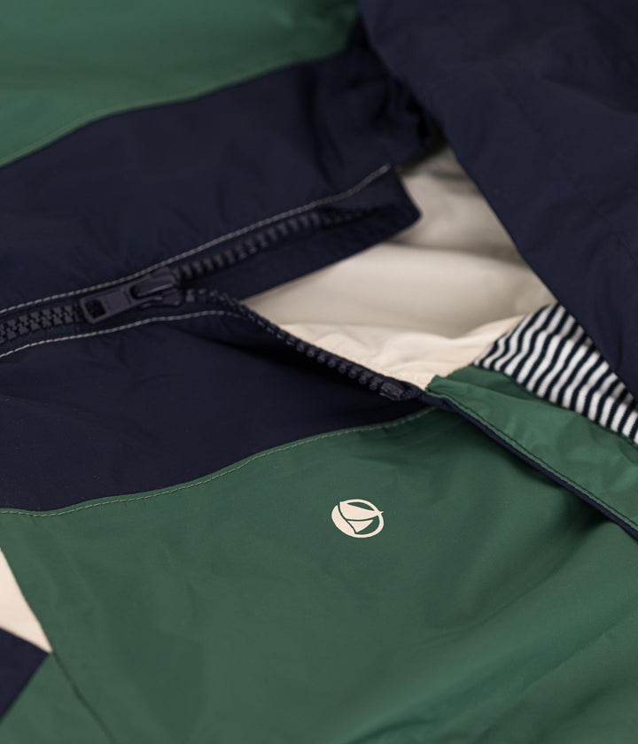 GIACCA A VENTO COLOR BLOCK BAMBINO A09LG 01 PETIT BATEAU 