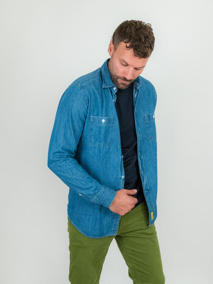 CAMICIA IN DENIM CON TASCHE