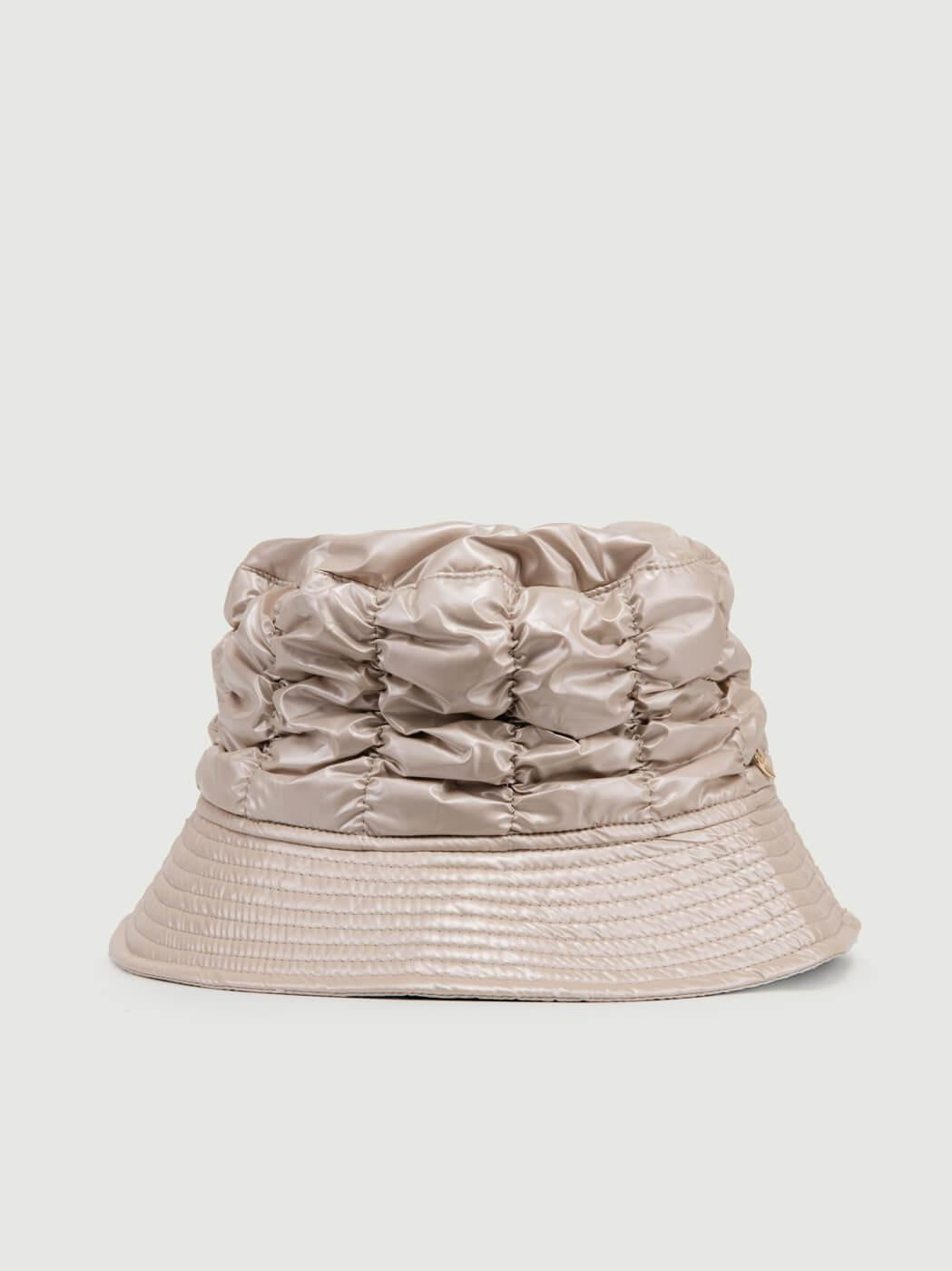CAPPELLO BUCKET DA PIOGGIA BEIGE PERLATO CP4284 BEIGE ANDREA MORANDO 