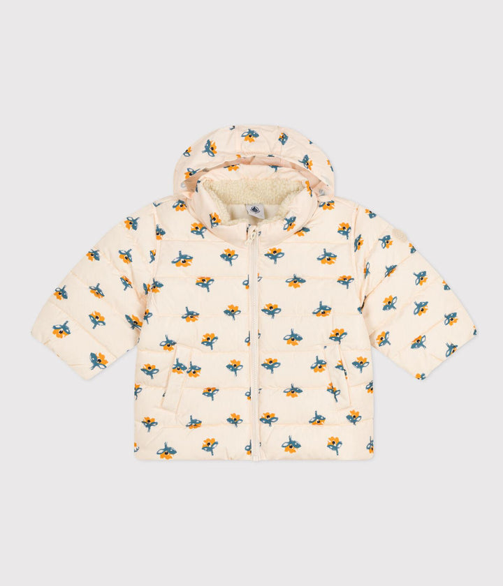 PIUMINO CON STAMPA E CAPPUCCIO RIPIEGABILE A08AU 01 PETIT BATEAU 