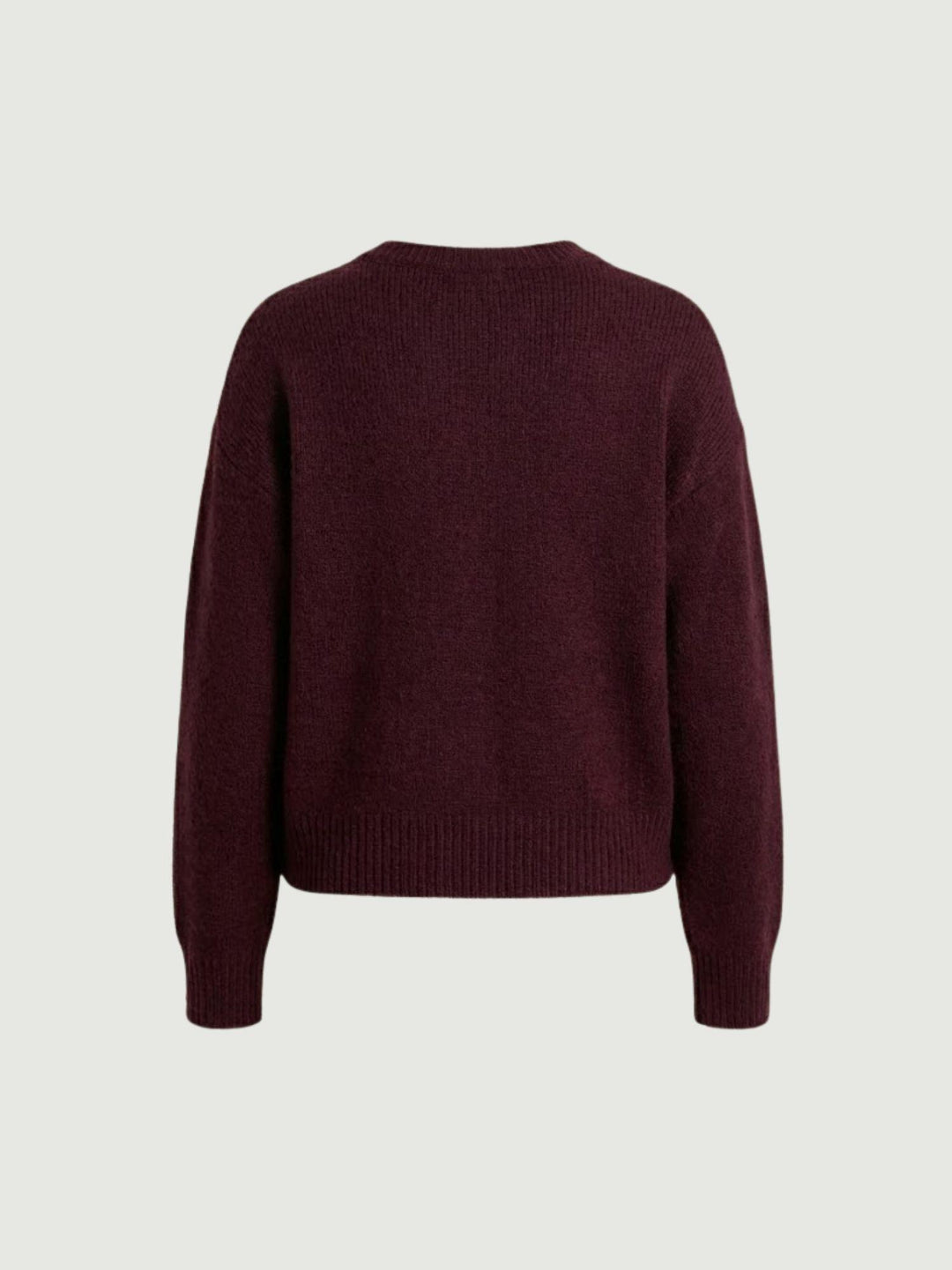 MAGLIA OVER 100% LANA BORDEAUX WL788 VINO ANDREA MORANDO 