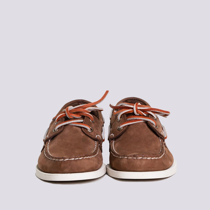 MOCASSINO DOCKSIDE DA BARCA IN NABUK - MOCASSINO - Andrea Morando Boutique - 2010088779215