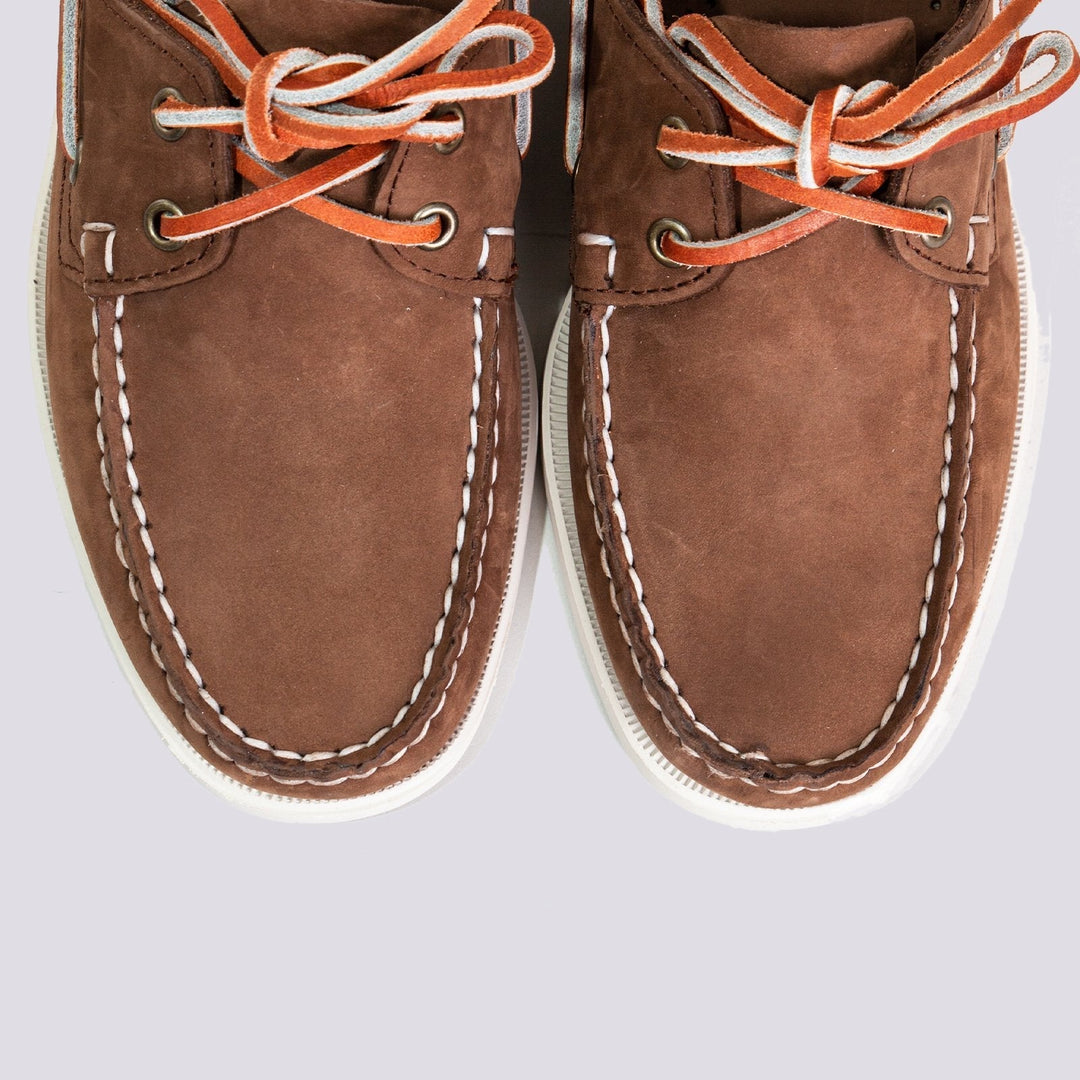 MOCASSINO DOCKSIDE DA BARCA IN NABUK - MOCASSINO - Andrea Morando Boutique - 2010088779215