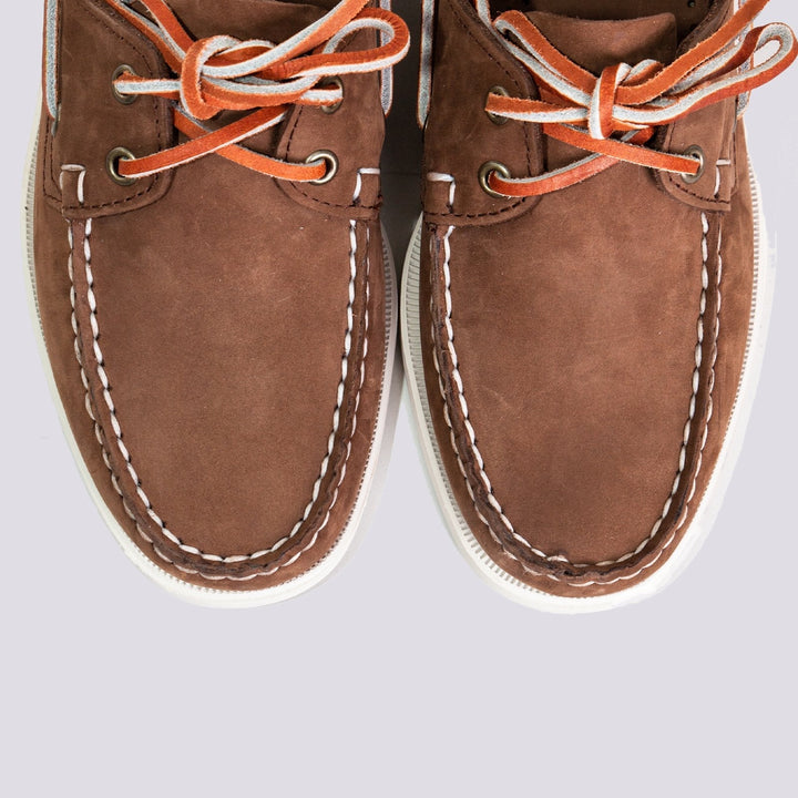 MOCASSINO DOCKSIDE DA BARCA IN NABUK - MOCASSINO - Andrea Morando Boutique - 2010088779215