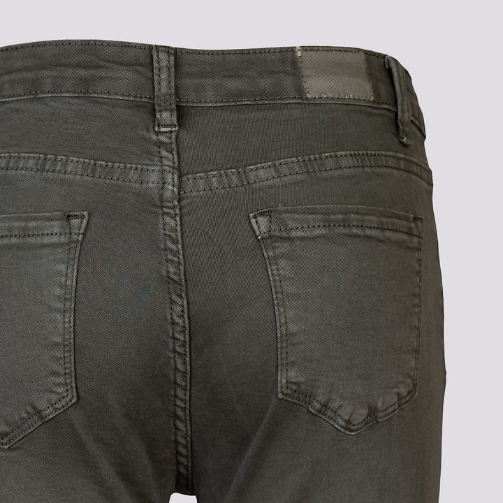 Pantalone cinque tasche sfrangiato verde - Pantalone - Andrea Morando Boutique - 