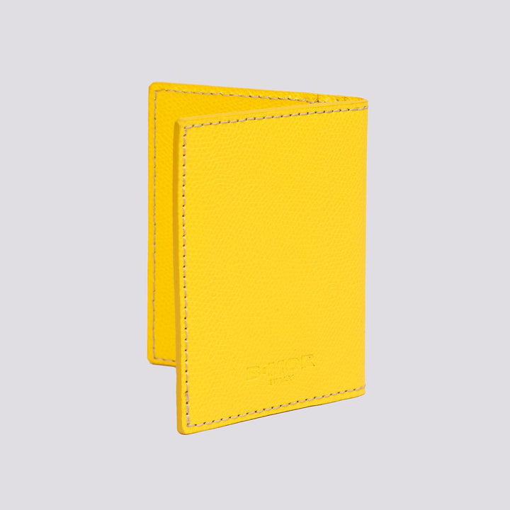 portafoglio in pelle giallo Spender