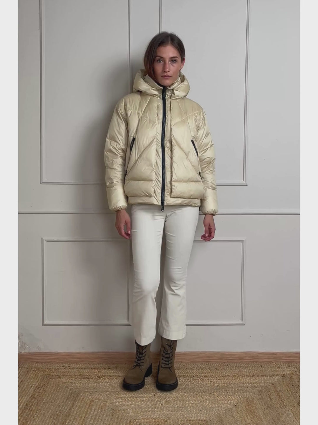 PIUMINO EUGENIE SHORT 2.0 BEIGE