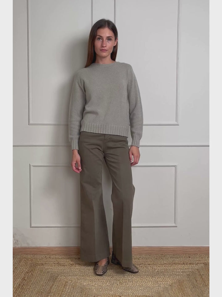 PANTALONE 5 TASCHE A PALAZZO TORTORA