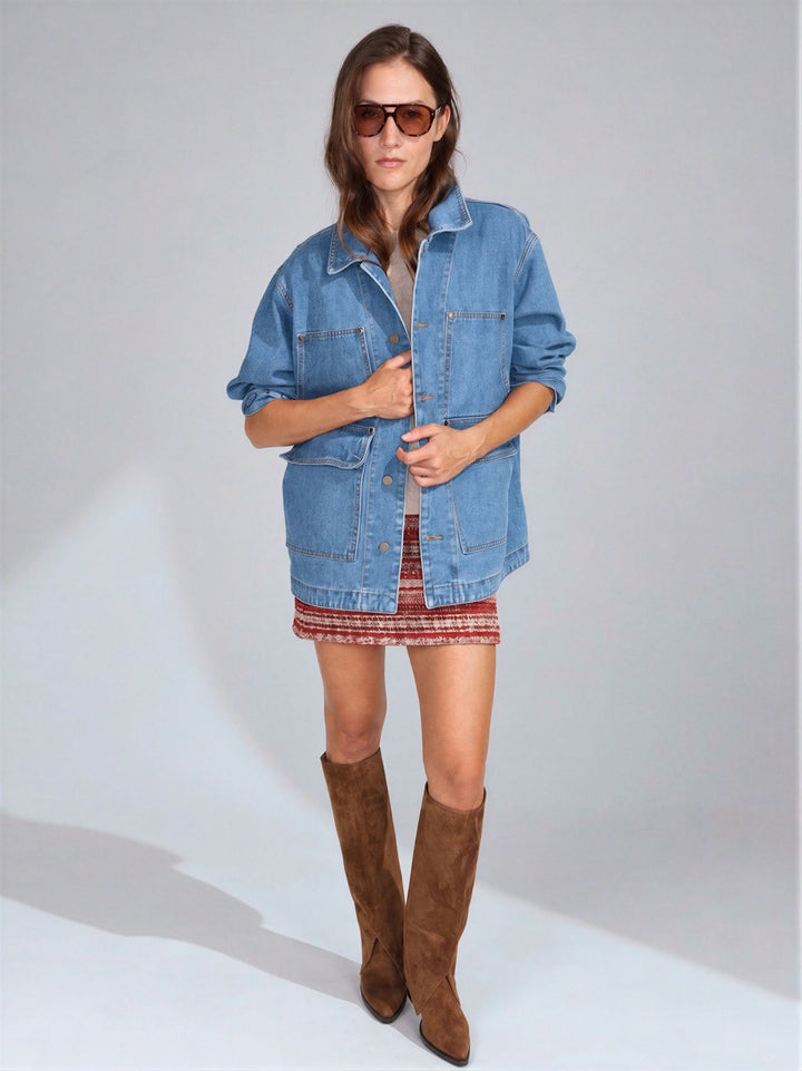 Giacca in jeans oversize