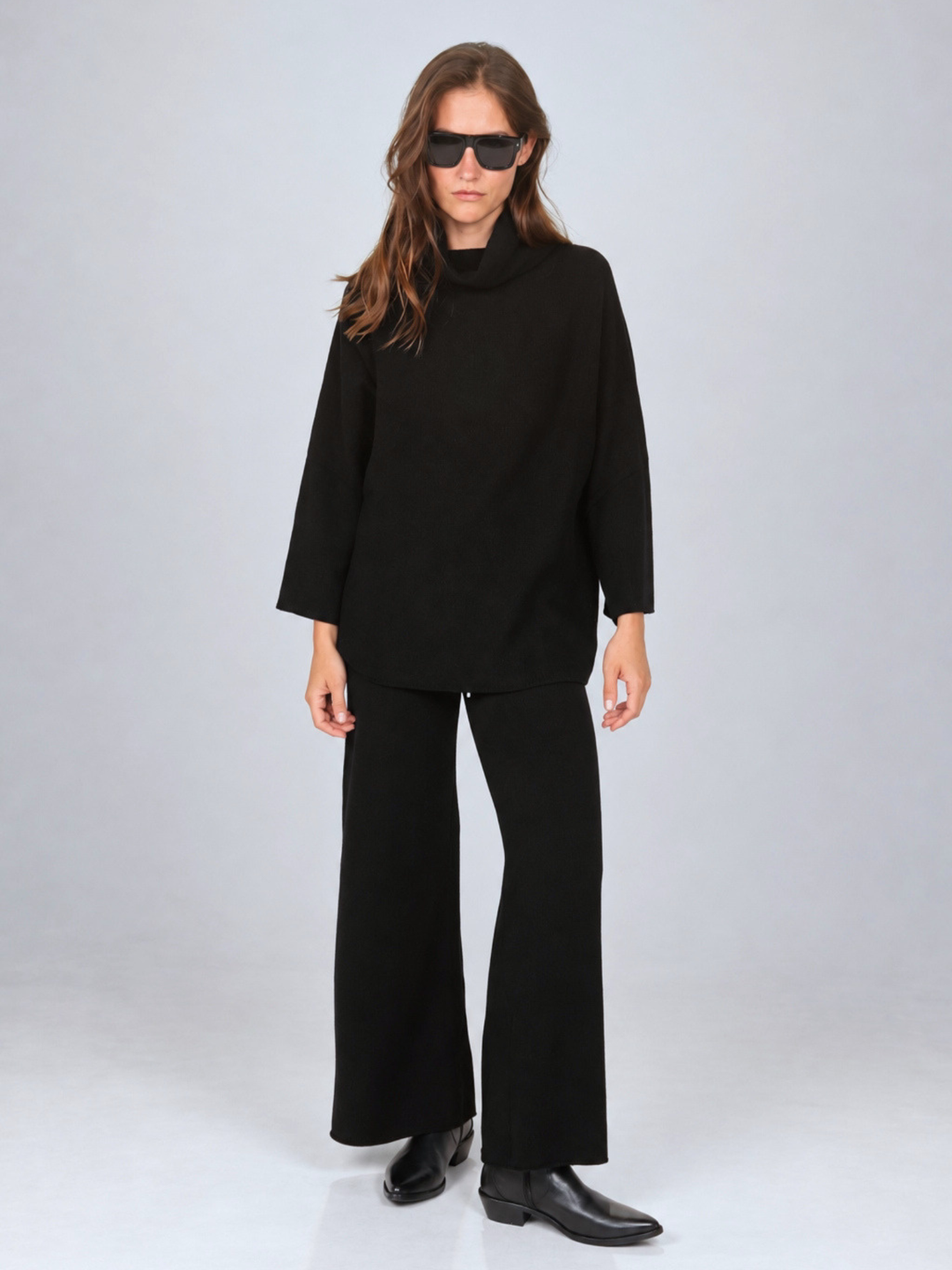 Pantalone Sis con coulisse in maglia licorice