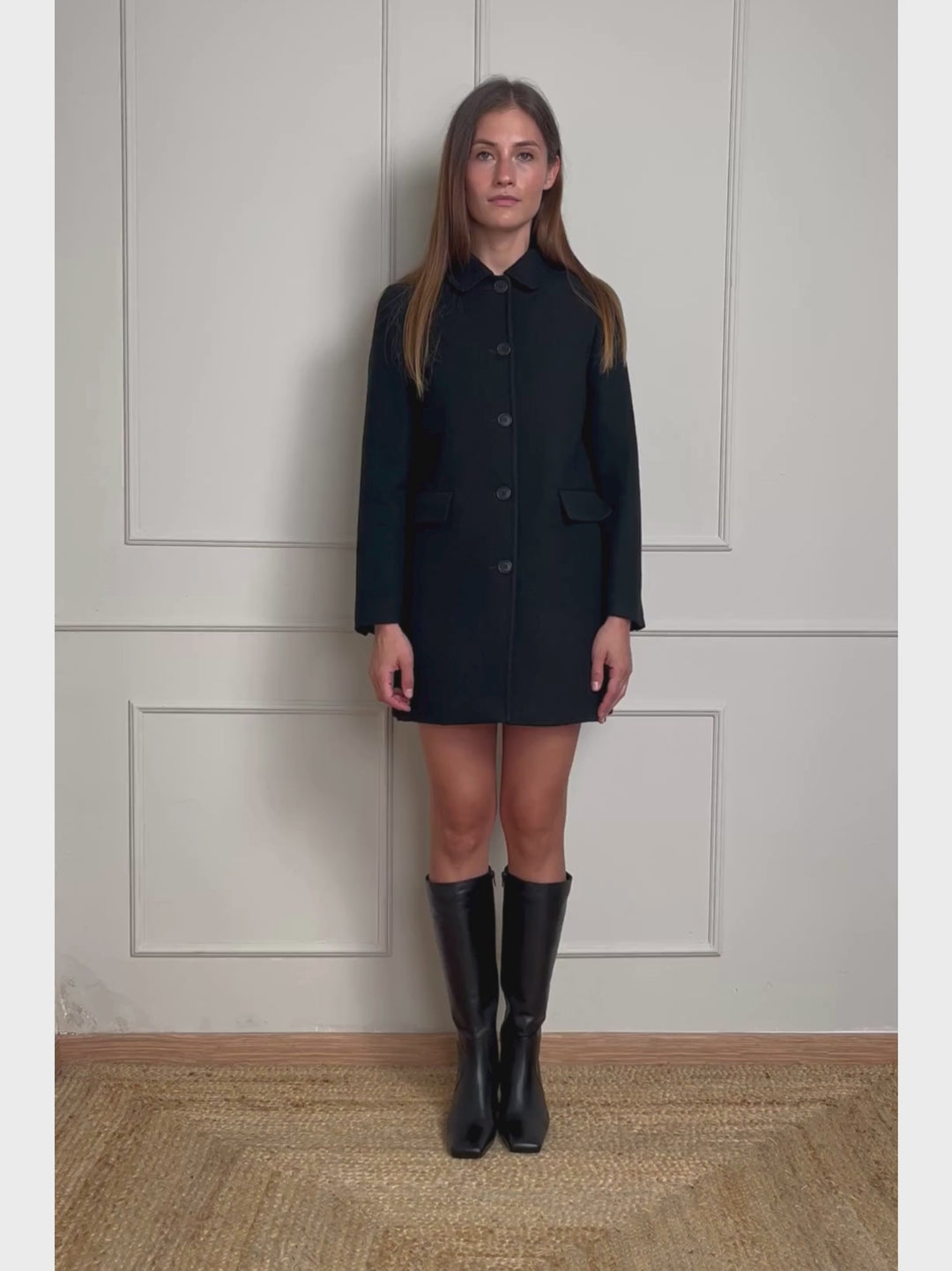 CAPPOTTO LODEN NERO